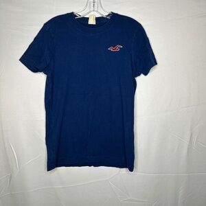 Hollister Navy Blue Casual T-Shirt